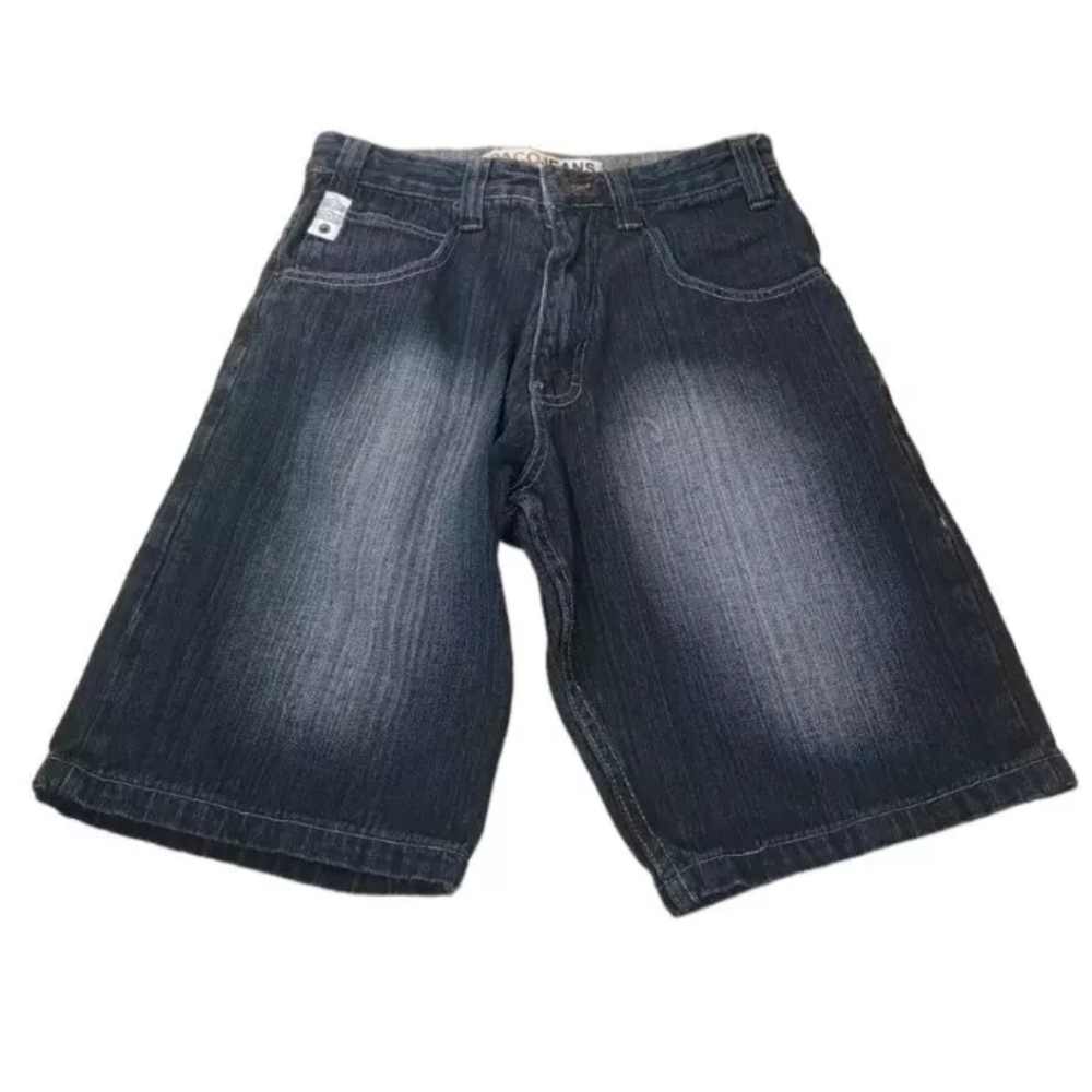 Paco Jeans Y2k Baggy Jorts Jean Shorts Sz 30/11.5" Blue Denim Vtg 90s Streetwear